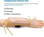DKULMN Forearm Venous Puncture Model, Taking Blood Training Practice Model, Wearable Arm Injection Training Mold Taking Blood Training Practice Model for Training Nurses