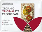CLEARSPRING Organic Original Rye Crispbread, 200 GR