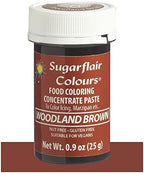 Sugarflair Food Coloring Concentrate Paste, 25 Grams Woodland Brown