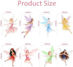 48psc Fairy Cupcake Toppers for Fairy Birthday Party Decorations,Fairy Party Decorations,Fairy Birthday Party Decorations