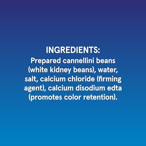 BUSH'S BEST 15.5 oz Canned Cannellini Beans, Source of Plant Based Protein and Fiber, Low Fat, Gluten Free, (Pack of 12)