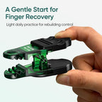 FitBeast Finger Exerciser Set, Pinch Clips & Finger Extension Bands for Hand Therapy, Grip Strength, Dexterity & Hand Rehab
