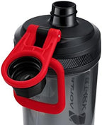 VOLTRX Shaker Bottle, Gallium USB C Rechargeable Electric Protein Shake Mixer, Shaker Cups for Protein Shakes and Meal Replacement Shakes, BPA Free, Made with Tritan, 24oz, Red