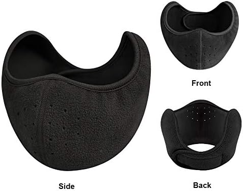 Mens Winter Warm Windproof Mask - Thick Dustproof Breathable Mouth Cover