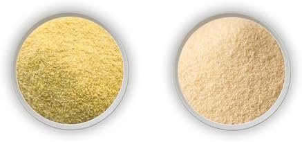 Jalpur Millers Semolina Combo Pack - Semolina Yellow Coarse 300g - Semolina White Fine 500g (2 Pack)