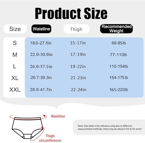 Cotton Incontinence Pants for Adults,Waterproof Leakproof Panties Adjustable Reusable Incontinence Underwears with Snaps Adult Cloth Diapers for Incontinence,Elderly and Disabled(3 Pack,Medium)