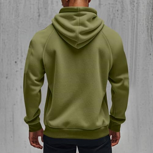 Tactical Sweatshirts Mens Full Zip Hoodies Long Sleeve Outdoor Cargo Hooded Sweat Shirts Sport Jacket with Pocket