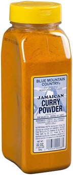 Blue Mountain Country Jamaican Curry Powder – 22 oz Shaker Bottle | Authentic West Indian Curry Spice Blend for Meat, Seafood, Vegetables & More