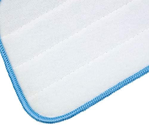 Boao 10 Pieces Reusable Microfiber Mop Pads Head Replacement 16.5 Inch Cleaning Reveal Spray Pads Refills Machine Washable Cloth Fit for Most Mops
