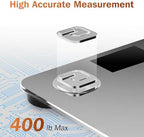 ZOETOUCH Smart Bathroom Scale for Body Weight, Digital Weighing Scale with BMI, Body Fat, Muscle Mass, Bluetooth Machine for People, Work with App, 14 Body Composition Analyzer