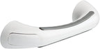 Delta Designer (1-Pack) 9' Assist Bar ADA Compliant White Bathroom Safety Soft Handle | Wall Mount 300 lb Capacity, Balance, Handicap Grip for Shower, Tub, Toilet DF509-SG1