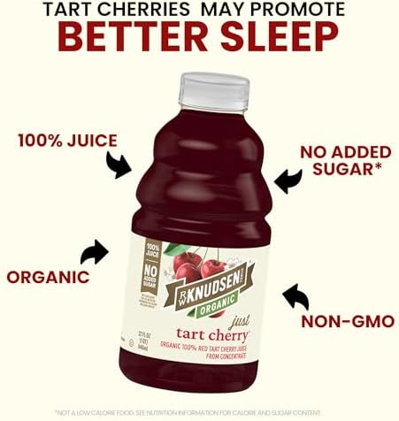 R.W. Knudsen Organic Just Tart Cherry Juice, 32 fl oz (Pack of 1)