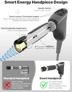 Upgraded Shockwave Therapy Machine & Focal Applicator, Extracorporeal ESWT Shock Wave Therapy Device for Joint/Muscle Pain Relief, Ideal for Home & Clinical