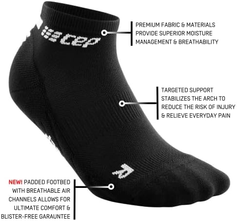 CEP Women's The Run Low Cut Socks 4.0 - Athletic Performance Socks