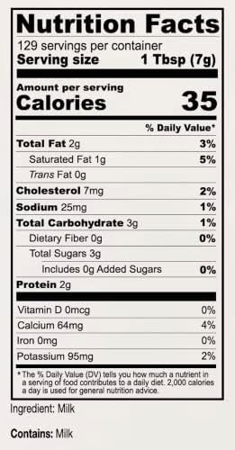 Anthony's Whole Milk Powder, 2 lb, Gluten Free, Non GMO, Made in USA