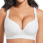 Plus Size Push Up Bras for Women Hide Back Fat Smoothing Bra Underwire Support Bras 34B to 46DD