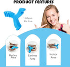 Aligner Chew,8PCS Y-Shaped Chew for Invialign Aligner,Hardness 45°Silicone Orthodontic Munchies Chompers Aligner Trays Seaters (8PCS Mix Flavor)