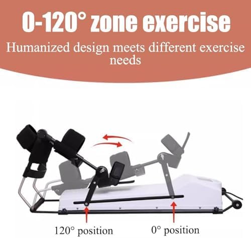 Electric Knee Rehabilitation Trainer | Lower Limb Traction Machine Leg Training Equipment | 0° to 120° Range | for Post-Operative/Arthritis/Stroke Rehabilitation