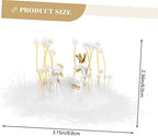 Luxshiny Car Decoration Swan Dashboard Decor Resin Swan Figurine Adorable Car Accessories