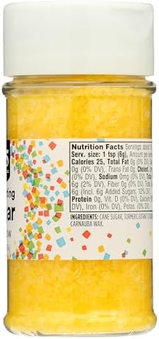 365 by Whole Foods Market, Yellow Decorating Sugar, 3.3 Ounce