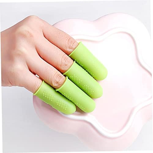 Protective Finger Sleeves Silicone Heat Gloves Thumb Protector for Bbq Winter Little Hands