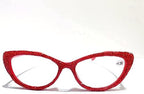Fashion Cat Eye Women Rhinestone Reading Glasses Red bling Diamond Reader Ladies Diamond Party Eyewear