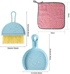 3 Packs of Mini Little Broom and Dustpan, Small Dustpan and Brush Set, Kids Dustpan and Broom Set for Cleaning Tables, Sofas, Cars, Keyboards, Kitchen Countertops.