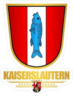 CafePress Kaiserslautern Small Die Cut Sticker, 3"x4" Glossy Finish