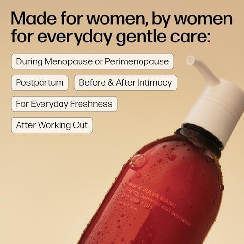 Medicine Mama's Apothecary Vmagic Gentle Feminine Wash pH Balanced to Cleanse and Rejuvenate Intimate Skin with Chamomile, Collagen, Vitamin E and Sage – Hormone Free — 8 oz