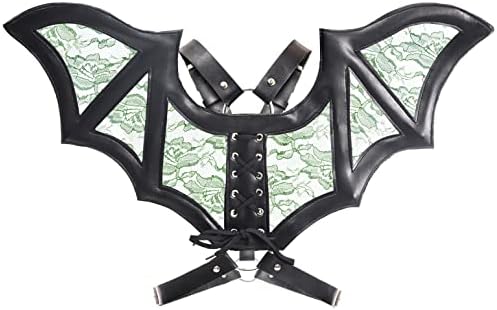 Daisy corsets Women's Faux Leather & Lace Wing Harness