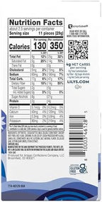 LILY'S Cookies and Creme White Chocolate Style No Sugar Added, Sweets Bar, 2.8 Oz