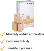 McKesson Elastic Cohesive Bandages, Beige, Non-Sterile, 4 in x 5 yds, 1 Count, 18 Packs, 18 Total