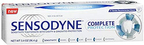 Sensodyne Complete Protection Sensitivity Toothpaste with Cavity & Gingivitis Protection Extra Fresh 3.4 oz (Pack of 3)