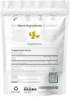 Bromelain 500mg with Quercetin & MCT Oil, 240 Enteric Coated Softgels | Ultra Absorption Bromelain Supplement | Natural Digestive Enzymes for Digestion & Joint Health | Non-GMO, Gluten Free