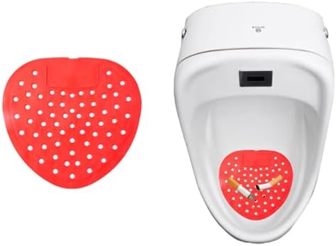 5 Pack Urinal Screen Deodorizer Anti-Splash Urinal Cakes Odor Protection Mat Flower Blossom Scent Air Freshener for Waterless Urinal Plastic Urinals Wall Mount Outdoor Toilet Ceramic Urinals