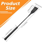 Coolrunner 18 inch Riding Crop for Horse Horse Whip with PU Leather Equestrianism Horse Crop Double Slapper Horse Whip Black Crops for Horses