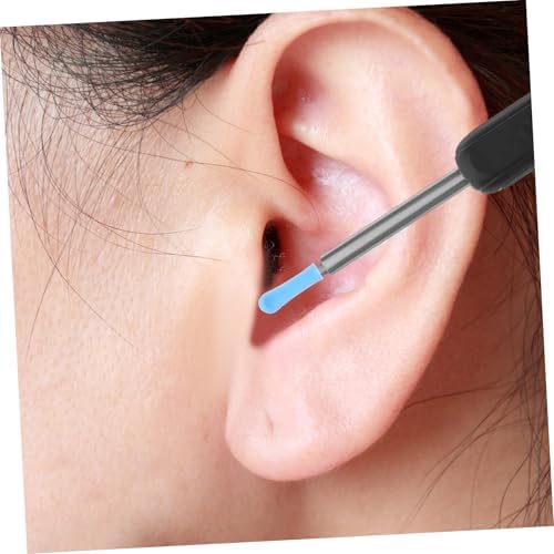 10pcs Replacement Ear Spoon Sleeves Soft Silicone Covers for Gentle Ear Cleaning Comfortable and Safe for Family and Friends