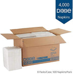 GEORGIA-PACIFIC Dixie 1/4-Fold 2-Ply Dinner Napkin (Previously Acclaim) by PRO (Georgia-Pacific), White, 36202, 500 Napkins Per Pack, 8 Packs Per Case