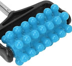 Back Massage Roller Stick, Adjustable Back Head Arm Scratch Roller Massager, Men Women Household Muscle Soreness Pain Relief Telescopic Roller Massager, Portable Extendable Telescoping(Sky Blue)