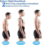 PAZAPO Posture Corrector for Men and Women - Back Brace Full Back Support Straightener for Hunchback - Upper and Lower Lumbar to Relieve,XX-Large(42-48 Inches)
