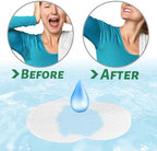 Underarm Armpit Sweat Pads for Sweating Women Men,100 pcs Disposable Adhesive Pad Fight Hyperhidrosis for Sweat Protection,50 Pairs