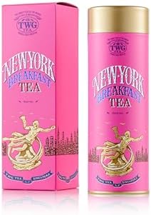 TWG Tea | New York Breakfast Tea | Black Tea | Cocoa Husk | Haute Couture Tin, 100g | Gift Set