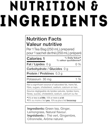 TAZO Green Ginger Tea Bags, 20 Count