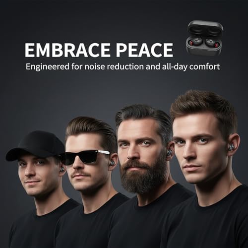 Motorcycle Ear Plugs Wind Noise Canceling Earplugs for Sleep Earbuds Safety for Work High Fidelity Reusable Motorbike Reduction Inflatable for Concert Tapones para Oídos para El Ruido