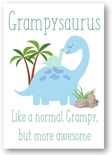 Second Ave Cute Grampysaurus Grandad Happy Birthday Card