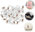 FOMIYES 250sets Aluminum Bandage Buckles Metal Fasteners Reusable Clips for Elastic Compression Wraps