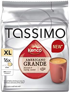 Kenco Americano Grande from Tassimo (Pack Of 3) 16 T-Discs