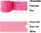 200 Pink Tattoo Pen Covers 4 Grip Tapes Large Tattoo Machine Covers Tape Wrap Supplies