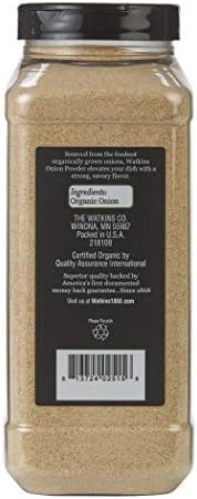 Watkins Gourmet Spice, Organic Onion Powder, Bulk Food Service Size, 22 oz (Pack of 1)
