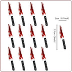 Ercadio 65Pcs Edible Halloween Cupcake Toppers Edible Happy Halloween Cake Picks Horror Bleeding Knives Cupcake Decors for Baby Shower Party Cake Decoration